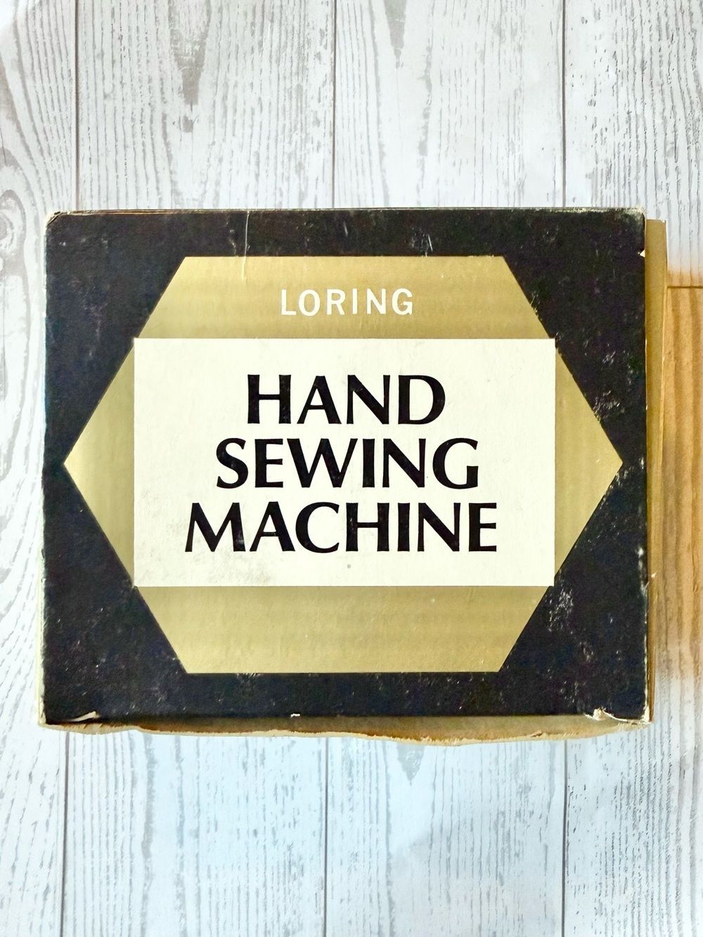 Vintage Loring Hand Sewing Machine Collectible